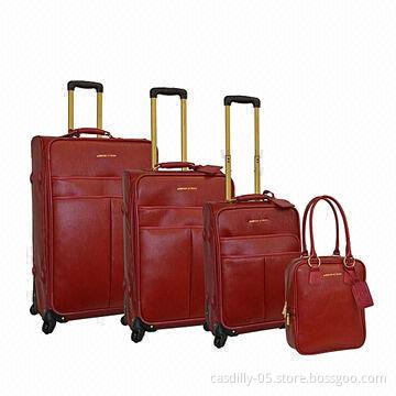 Luggage with signature-printed lining